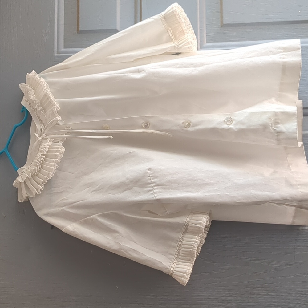 Vintage 1960's white blouse